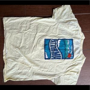 Light yellow Patagonia tee shirt